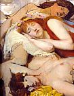 Exhausted Maenides after the Dance by Sir Lawrence Alma-Tadema